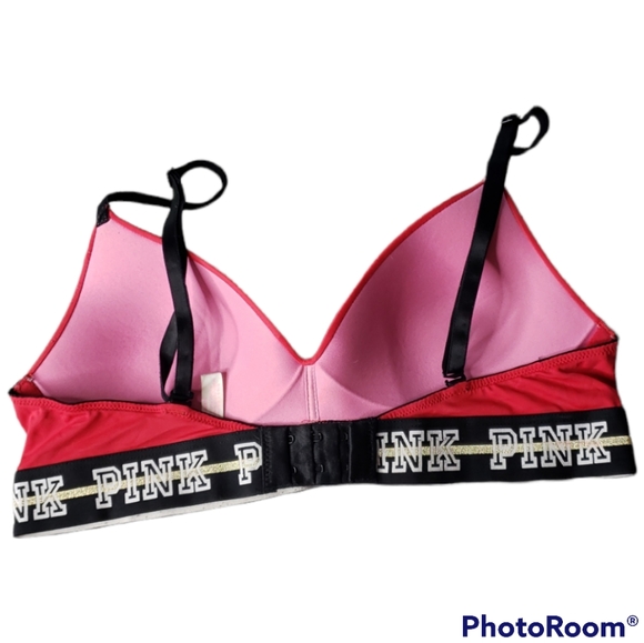 Pink Victoria's Secret Wear Everywhere Wireless Padded Adjustable Sport Bra - Picture 4 of 9